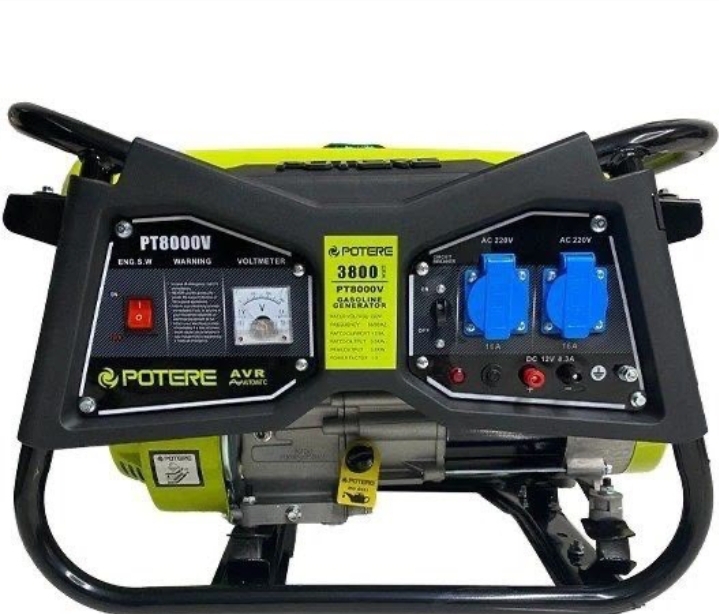 موتور برق بنزینی ۳.۲ کیلو وات پوتر مدل pt8000v