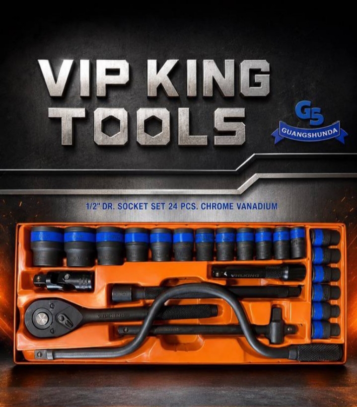 مجموعه ۲۴ عددی جعبه بکس مدل  Vip king Tools آلمان